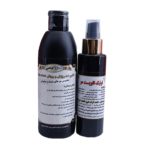شامپو اکسیر موی خشک و معمولی + تونیک ضد ریزش